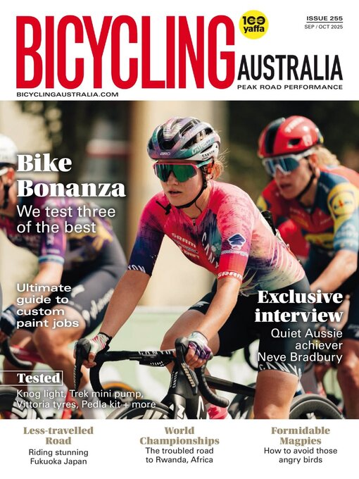 Upplýsingar um Bicycling Australia eftir Yaffa Publishing Group PTY LTD - Til útláns